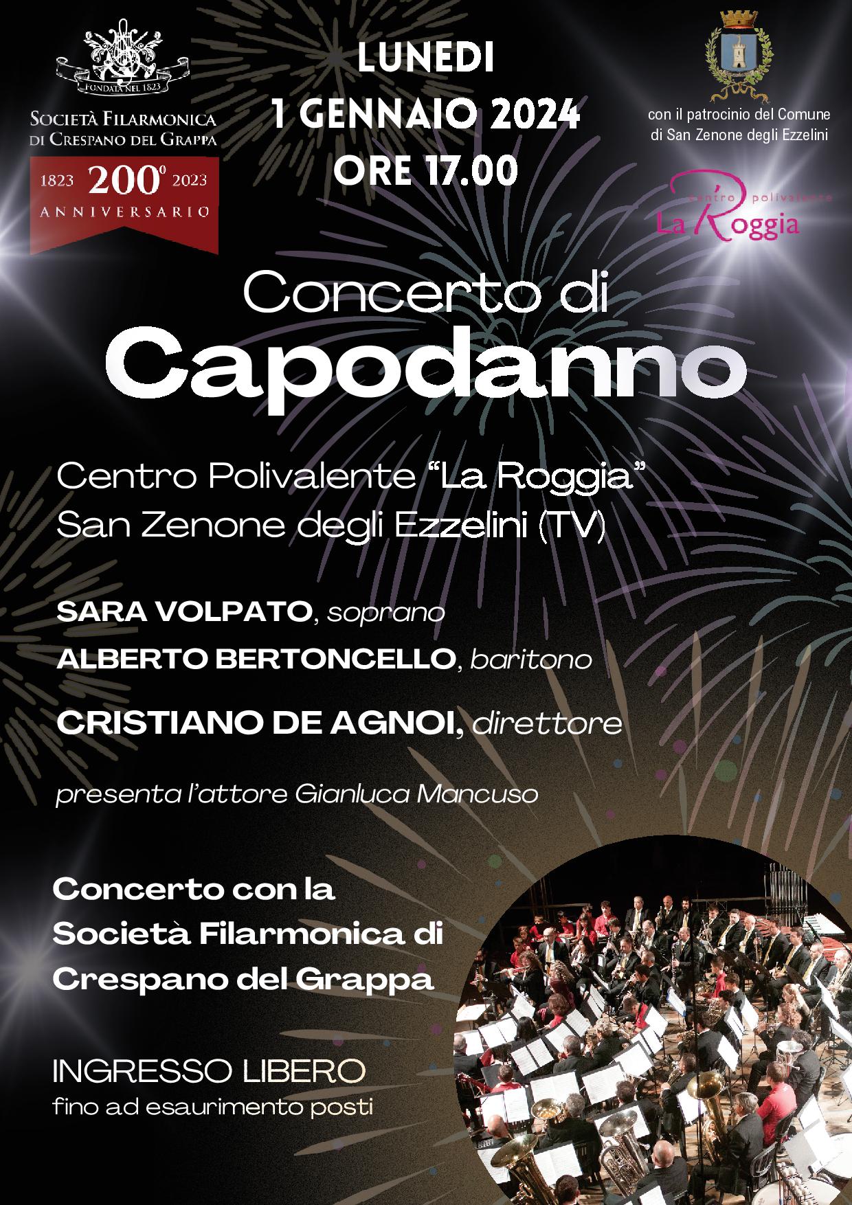 Locandina Concerto Capodanno 2024