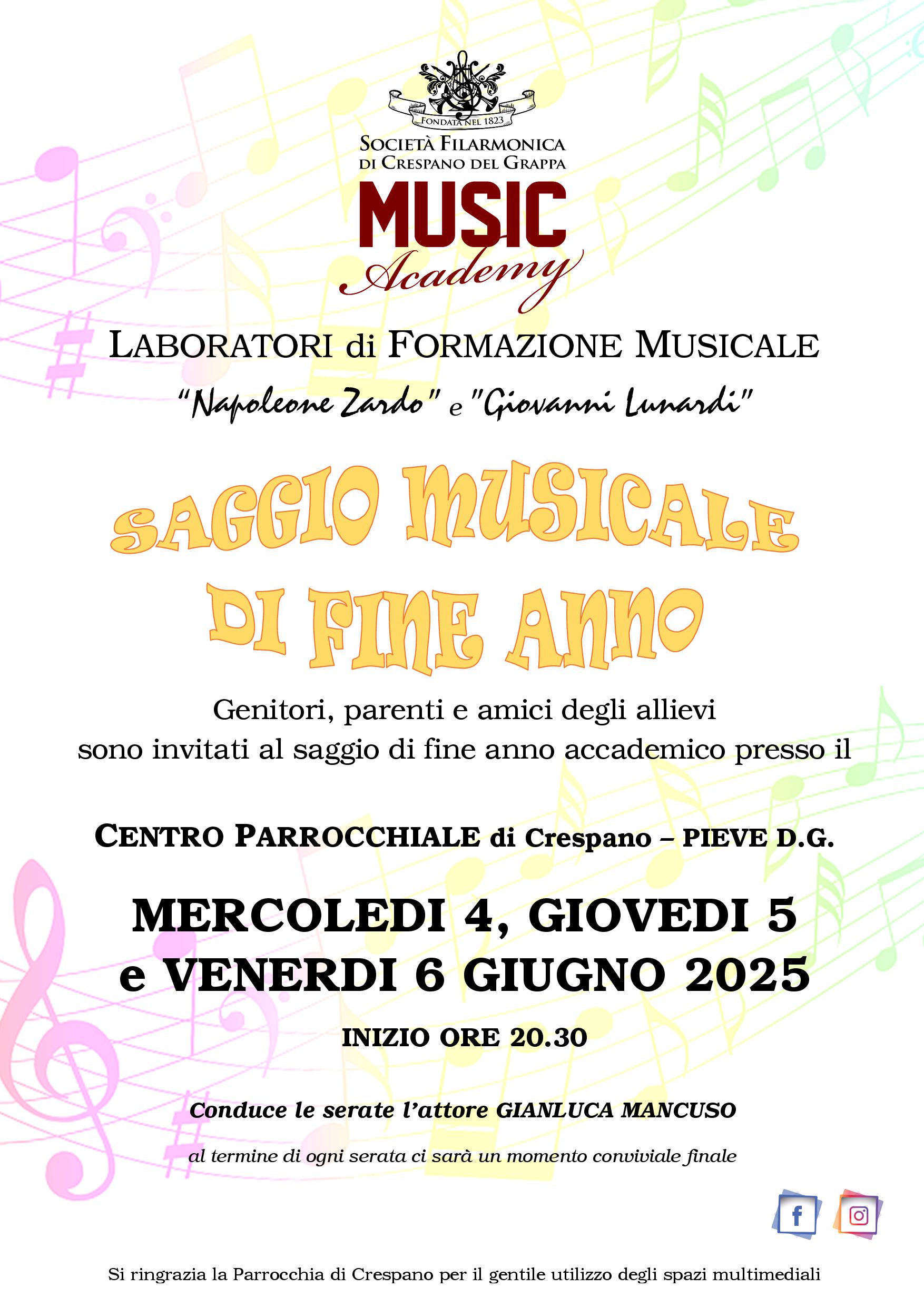 Locandina Concerto FINE ANNO A3 2025 Pieve